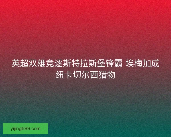 英超双雄竞逐斯特拉斯堡锋霸 埃梅加成纽卡切尔西猎物